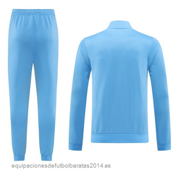 Nuevo Conjunto Completo Ropa Deportiva Con Cremallera Larga Argentina 2024 Azul Baratas